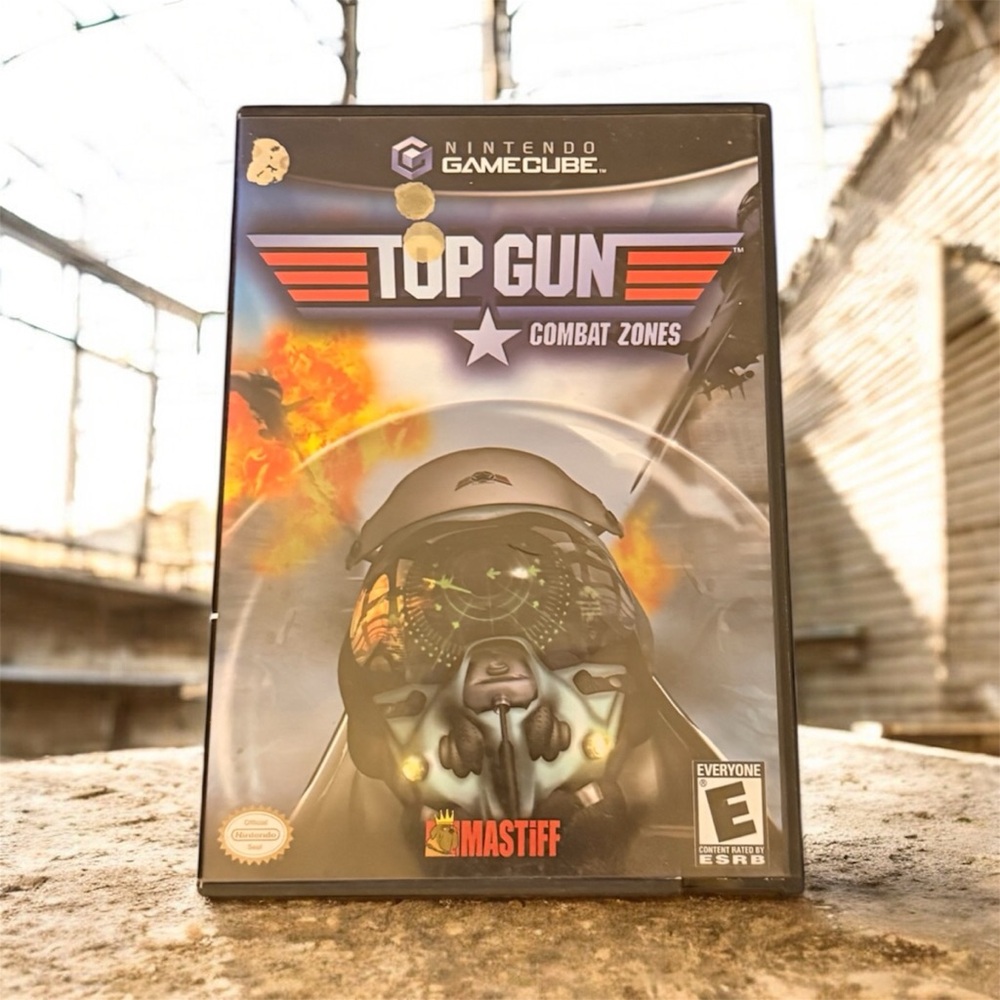 Nintendo GameCube Top Gun Combat Zones - Black and Red